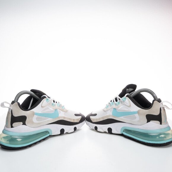 NIKE Air Max 270 React Photon Dust Aurora Green Black women's size 6.5 - Picture 9 of 11